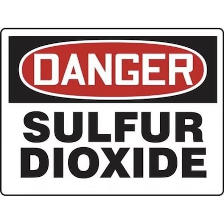 Accuform OSHA DANGER SAFETY SIGN SULFUR MCHL116XV MCHL116XV